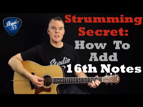 Strumming Patterns: How to Strum 16th Notes and Instantly Sound Better! Beginner Guitar Lesson