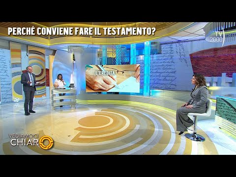 Vediamoci Chiaro (TV2000) 10 febbraio 2023 - Perchè conviene fare il testamento?