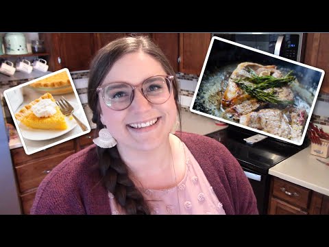 The BEST Birthday dinner RECIPES! BUTTERMILK PIE, LAMB STEAK, and a GROCERY HAUL!