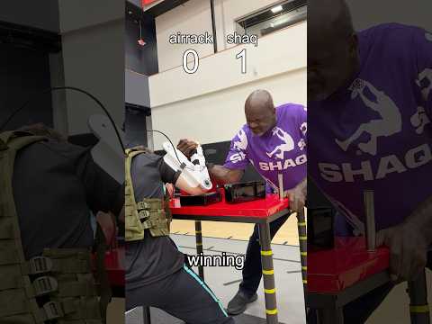 Bionic arm vs @SHAQ (love u Shaq) 💪