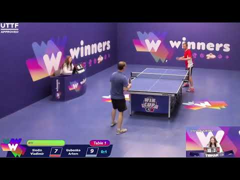 WINners CUP table 1 19.12 Siedin Vladimir - Gubenko Artem 18:30
