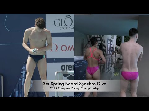 Mixed 3m Spring Board Synchronised Diving Finals | 2025 European Diving Championship Antalya