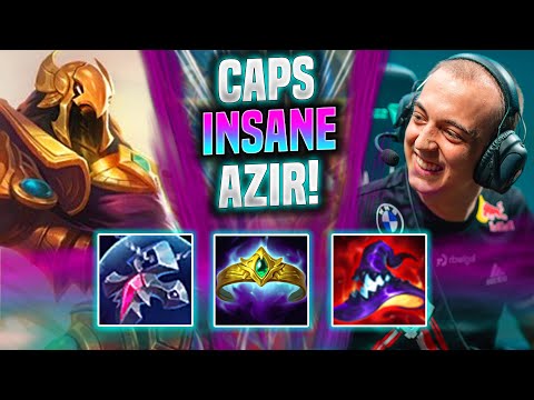 CAPS IS INSANE WITH AZIR! - G2 Caps Plays Azir Mid vs Leblanc! | Season 2022