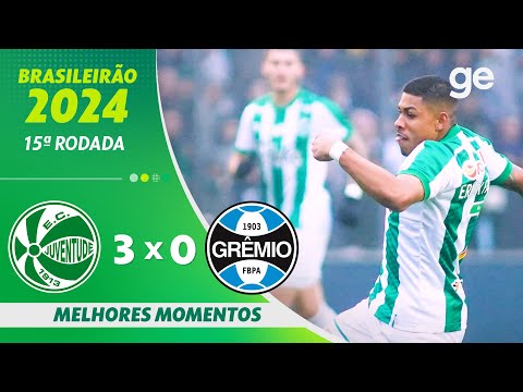 Gols e lances de Juventude-RS x Grêmio