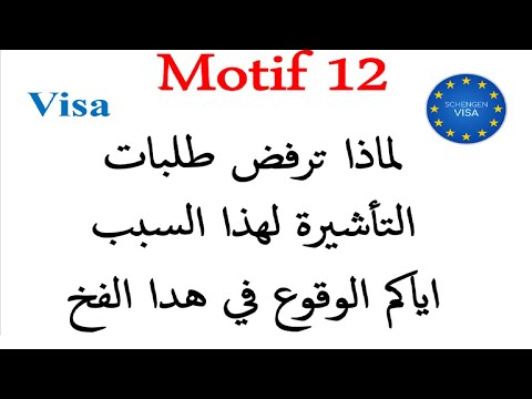 Motif 12 : Les Raisons Cachées Derrière le Refus de Visa – Comment Les Éviter