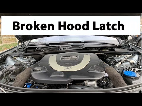 How to Open a Stuck Hood Latch of Mercedes S550