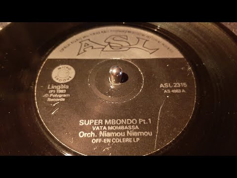 Vata Mombassa & Orch. Niamou Niamou - Super Mbondo Pt. 1 + 2 (1983 asl 7") Lingala