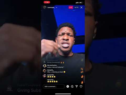 Ceo Trayle ig live (talks about gunna)
