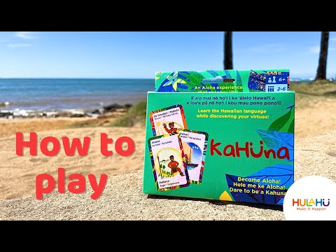 How to play KAHUNA - Bilingual educational card game