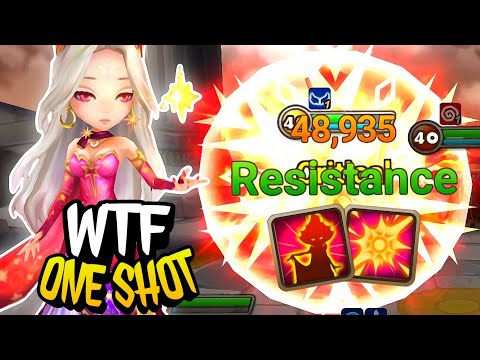 one shot? no problem with Brandia! - Summoners War