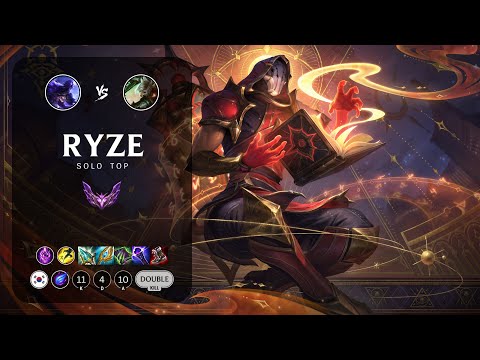 Ryze Top vs Riven - KR Master Patch 13.21
