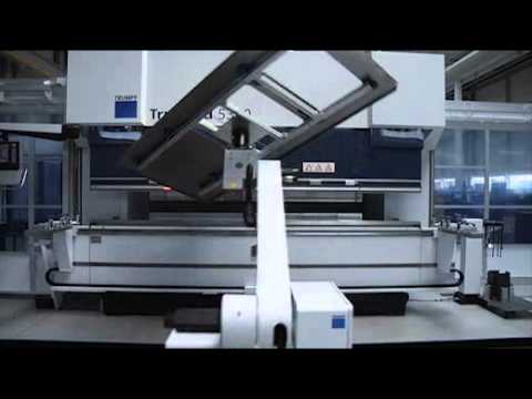 TRUMPF TruBend Cell 5000 - Handling of parts up to  220 lbs