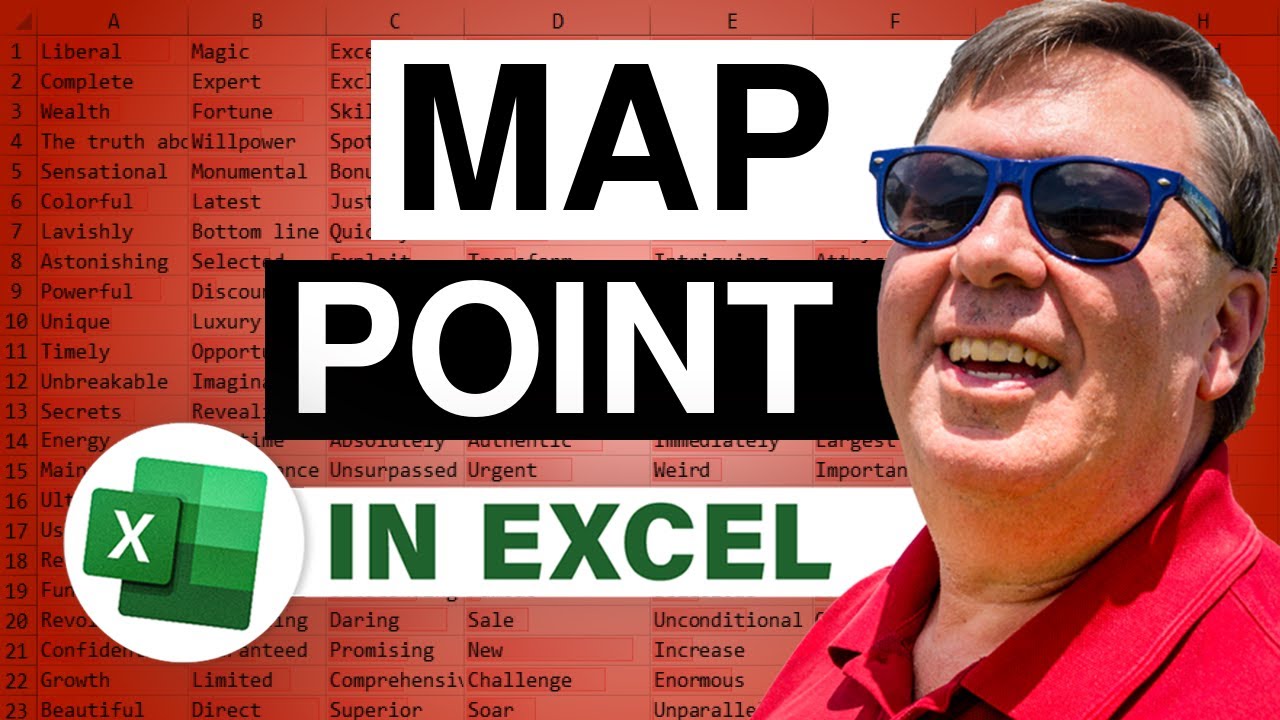 Excel - How to Map Data in Excel Using Microsoft MapPoint | Geographic Data - Episode 1211.410