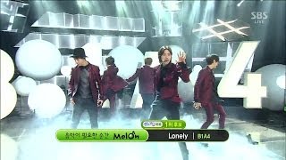 [B1A4] - Lonely @인기가요 Inkigayo 140126