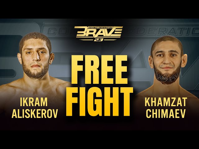 Khamzat Chimaev vs Ikram Aliskerov | BRAVE CF 23 MMAtown blog post image: Khamzat Chimaev vs Ikram Aliskerov | BRAVE CF 23
