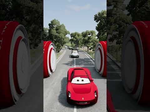 Pixar Cars Cola Bollard Crush – BeamNG.drive