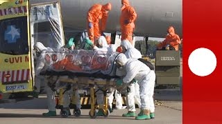 Video: First Ebola victim arrives in Spain under tight security