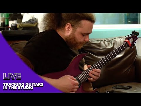 Tracking guitars in the studio for NEW MONUMENTS