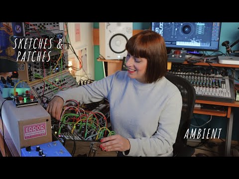 Eurorack Modular Synth Ambient with Hermod Plus, Ensemble Oscillator, Data Synth and Mimeophon.