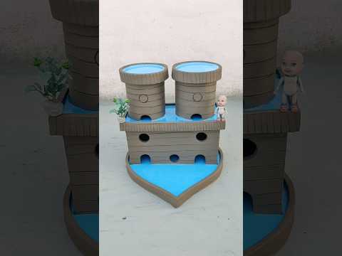 destroying a beautiful miniature clay house 😱#730