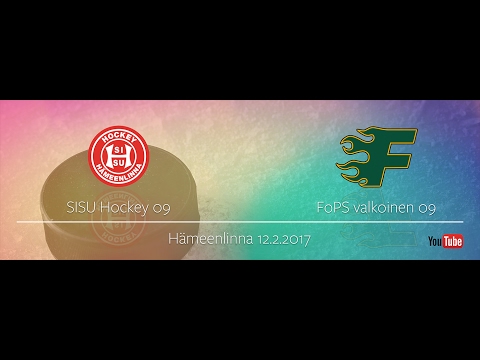 12.2.2017 SISU Hockey 09 - FOPS 09 valkoinen
