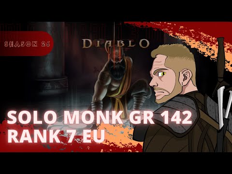 [Diablo 3] Saison 26 - GR 142 Solo Monk Inna Water Top 7 EU