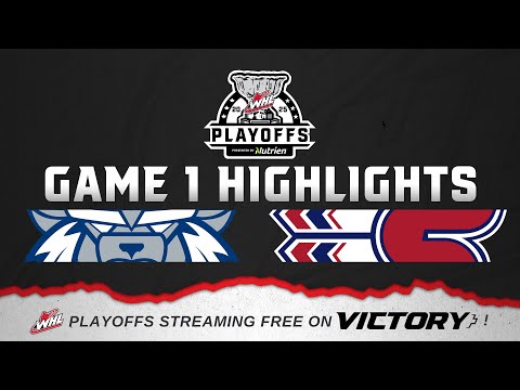 Victoria Royals at Spokane Chiefs – Game 1 | 2025 WHL Playoffs Highlights