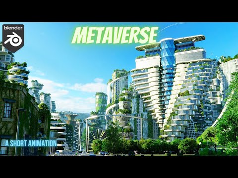 I Made my own Metaverse in 3d | A Short Animation