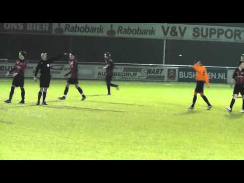 1 maart 2016 VVIJ A2 - VV De Meern A2 beker 3-1 Afgekeurd doelpunt Abel