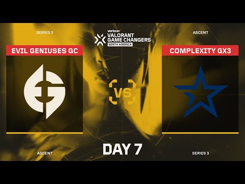 Evil Geniuses GC vs Complexity GX3 - Verizon VCT Game Changers Series 3 Main Event - Day 3 Map 1