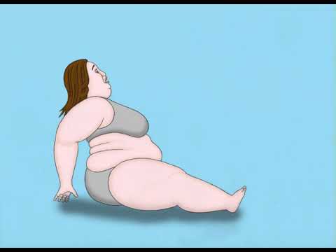 Weight gain animation XXL, Anne's gain