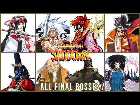 SAMURAI SHODOWN ALL FINAL BOSSES