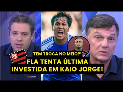 "NINGUÉM VALE ISSO NO BRASIL!" Mengão INSISTE AO CRUZEIRO e pode MANDAR O CEBOLINHA POR KAIO JORGE!!