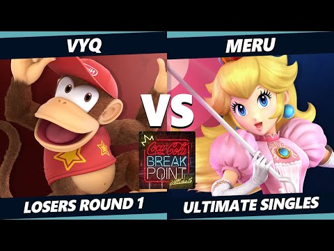 Coca-Cola Breakpoint Losers Bracket - VCA | vyQ (Diddy Kong) Vs. Meru (Peach) SSBU Ultimate