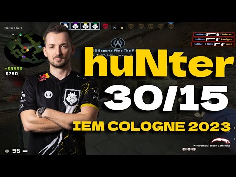 CSGO POV G2 huNter (30/15) vs FaZe (ANCIENT) @ IEM Cologne 2023