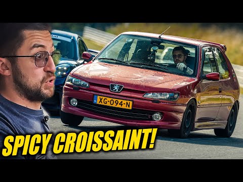 French VTEC? Peugeot 306 GTI Goes BRAAAAP!  // Nürburgring