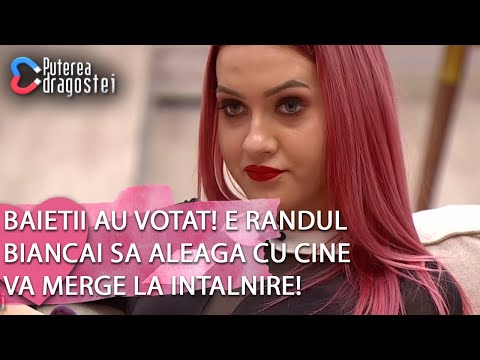 Puterea dragostei(20.11)-Baietii au votat! E randul Biancai sa aleaga cu cine va merge la intalnire!