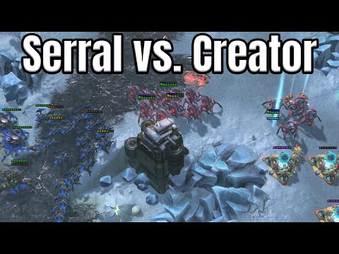 Serral vs Creator ZvP bo3 Kung Fu Cup 7 Serral's PERFECT Defense