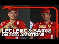 Leclerc And Sainz Launch Ferrari's 2021 Campaign