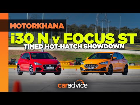 2020 Ford Focus ST v Hyundai i30 N | Motorkhana Comparison