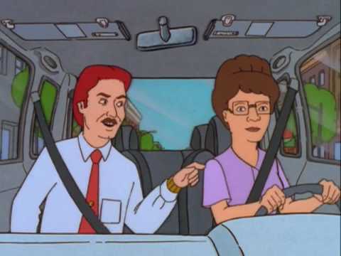 Funny Cartoon Clip "Peggy Hill's Test Drive" KOTH 0306