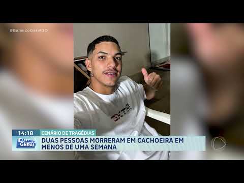 Duas pessoas morrem em menos de uma semana na cachoeira da laje