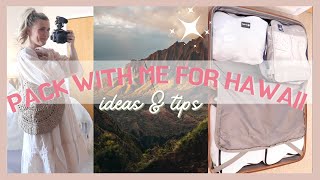 *NEW* 🏝 PACK WITH ME FOR HAWAII 🏝 | tropical haul & try-on, packing tips & hacks