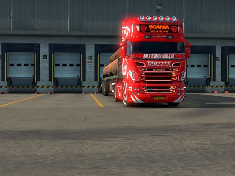 ETS2 SCANIA R500 DRIVING Kaunas- Malmö