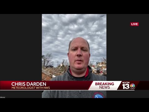 NWS Birmingham meteorologist talks about tornado damage in Fultondale