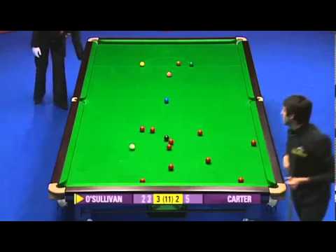 Ronnie O'Sullivan vs Ali Carter Quarter Final Frame 5   8   Snooker Masters 2009