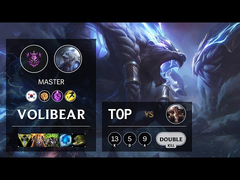 Volibear Top vs Sett - KR Master Patch 10.13
