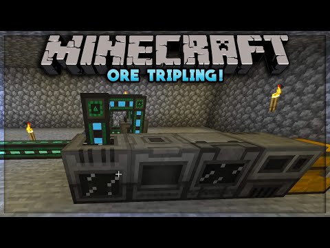 ORE TRIPLING!  Surviving with Mekanism Minecraft 1.15