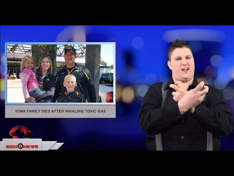 Iowa family dies after inhaling toxic gas (ASL - 3.25.18)