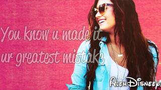 Demi Lovato - Mistake Lyrics On Screen HD